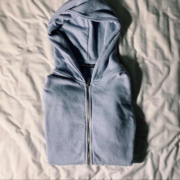 Brandy Melville periwinkle zip up🐳 - Picture 2 of 4